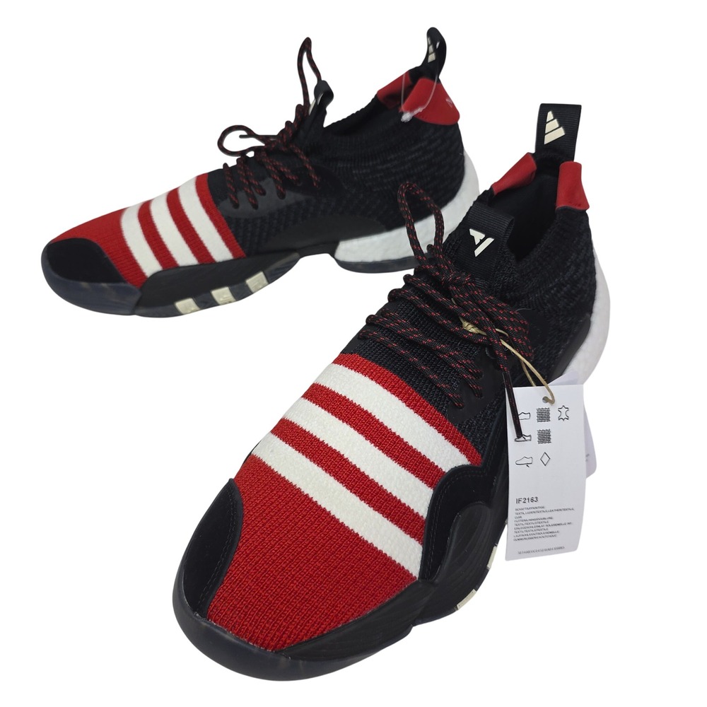 Adidas NWT TraeYoung 2 Mens BasketballShoes Red White Black Size 9.5 US USA Flag